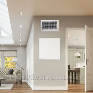 45×45 دریچه دیواری آلومینیومی